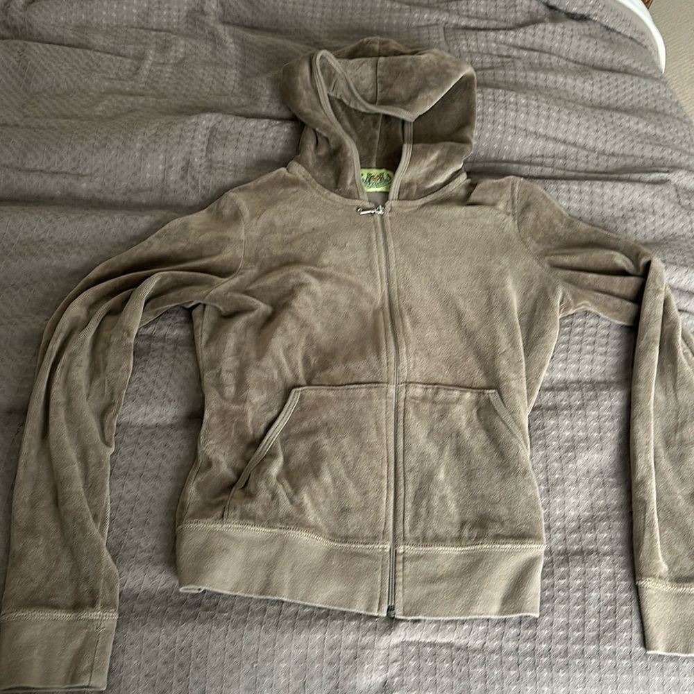 Juicy couture velour zip up